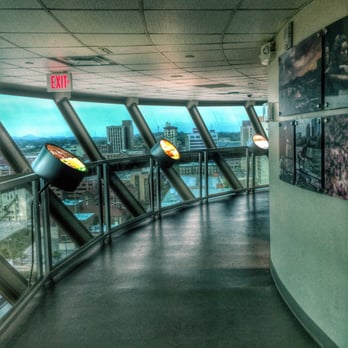 Sunsphere - View from the Observation Deck inside the Sunsphere. - Landmarks & Historical Buildings Near Me - Knoxville, Tennessee Sunsphere - View from the Observation Deck inside the Sunsphere. - Landmarks & Historical Buildings Near Me - Knoxville, Tennessee