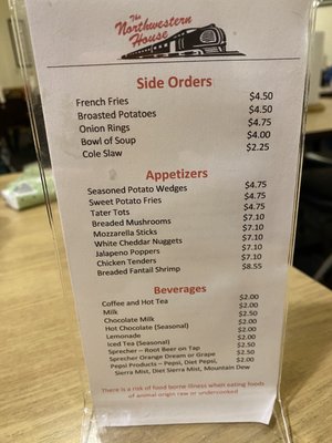 Menu photo 3 The Northwestern House Sheboygan, WI