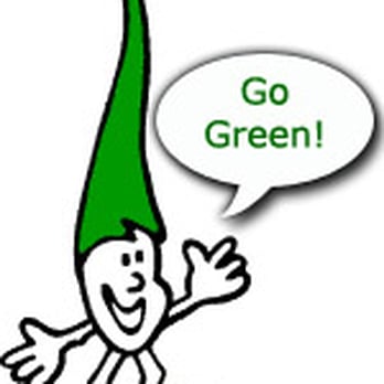 Top Choice Lawn Care - a cartoon gnome with a speech bubble saying go green - Landscaping Near Me - Burnsville, Minnesota Top Choice Lawn Care - a cartoon gnome with a speech bubble saying go green - Landscaping Near Me - Burnsville, Minnesota