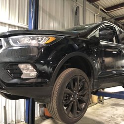 Lebanon Ford - Another of the used cars we bought on the rack so they could show me the underside