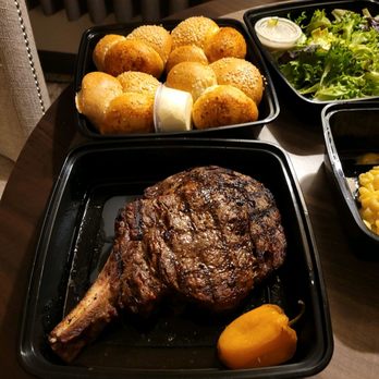 Anthony's Chophouse - 20 0z. Ribeye Steak and clover rolls - Steakhouses Near Me - Sparks, Nevada