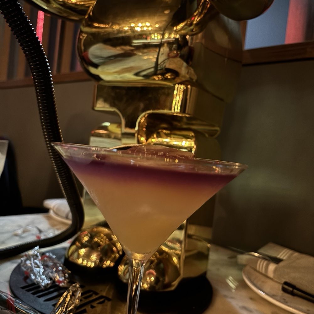 Knife Modern Mediterranean - Purple rain martini - Mediterranean Near Me - Atlanta, Georgia Knife Modern Mediterranean - Purple rain martini - Mediterranean Near Me - Atlanta, Georgia