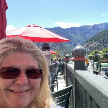 Gustav's - What view that my husband got to experience. - German Near Me - Leavenworth, Washington