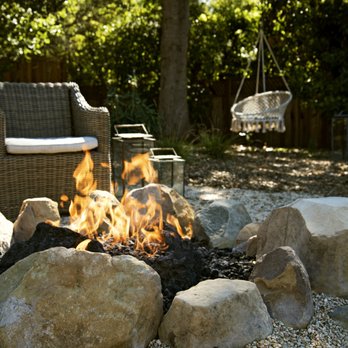 Silver Leaf Landscapes - a fire pit in a backyard - Landscaping Near Me - Santa Barbara, California Silver Leaf Landscapes - a fire pit in a backyard - Landscaping Near Me - Santa Barbara, California