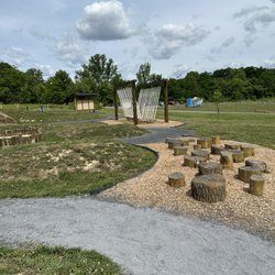 Seven Bends State Park - Balance trail and swing bridge