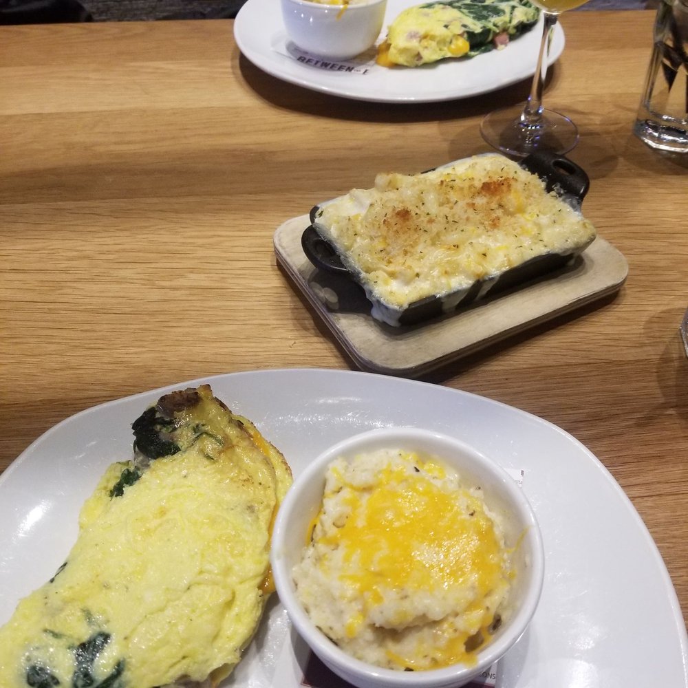 McCray's Tavern - Spinach and sausage (1 had ham) omelet and mac and cheese - Venues & Event Spaces Near Me - Atlanta, Georgia McCray's Tavern - Spinach and sausage (1 had ham) omelet and mac and cheese - Venues & Event Spaces Near Me - Atlanta, Georgia