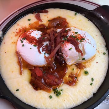 Le Diplomate - First time tried polenta. Not a fan :/ - Brasseries Near Me - Washington, DC, District of Columbia