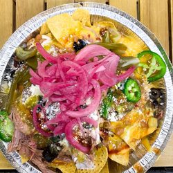 Over the Coles BBQ - Loaded Brisket Nacho