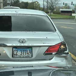 Conway Imports Autos Sales - You really need to work on your advertising for a car dealership. Slapping your website and logo all over damaged Toyota is crazy.