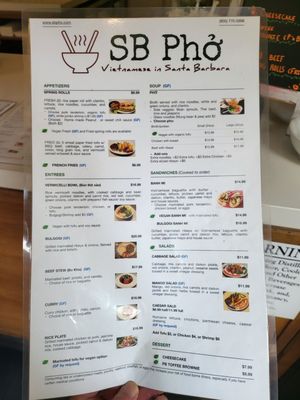 Menu photo 1 SB Pho Santa Barbara, CA Menu photo 1 SB Pho Santa Barbara, CA
