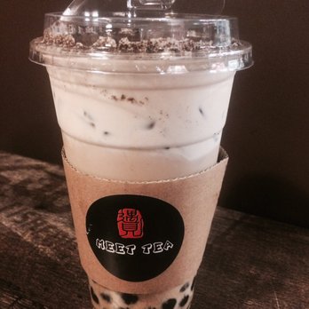 Meet Tea - Potted Plant Milk Tea- comes in large only $5.99 (I think this was a rip off) - Bubble Tea Near Me - Temple City, California Meet Tea - Potted Plant Milk Tea- comes in large only $5.99 (I think this was a rip off) - Bubble Tea Near Me - Temple City, California