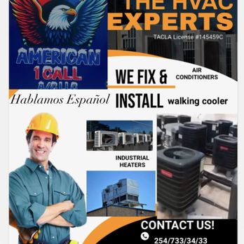 American 1 Call AC - Heating & Air Conditioning/HVAC Near Me - Cleburne, Texas American 1 Call AC - Heating & Air Conditioning/HVAC Near Me - Cleburne, Texas