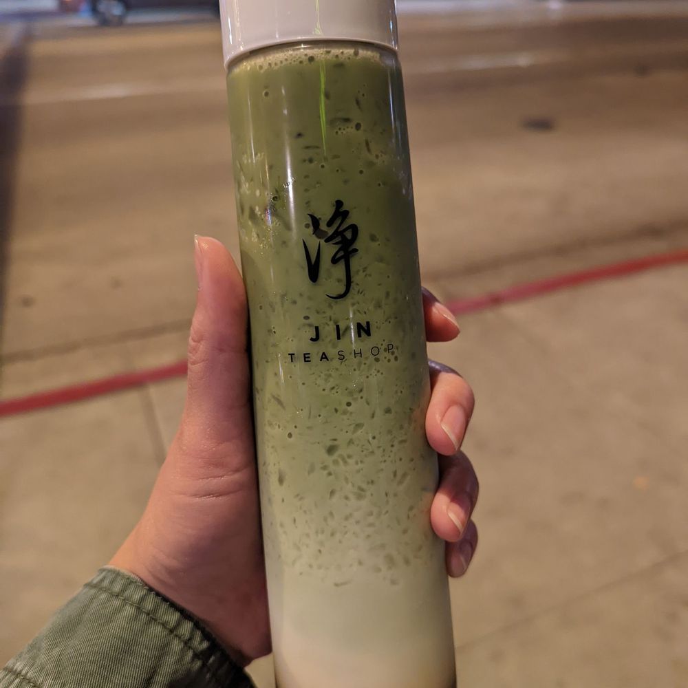 Jin Tea Shop - Matcha latte brown sugar - Tea Rooms Near Me - Pasadena, California Jin Tea Shop - Matcha latte brown sugar - Tea Rooms Near Me - Pasadena, California