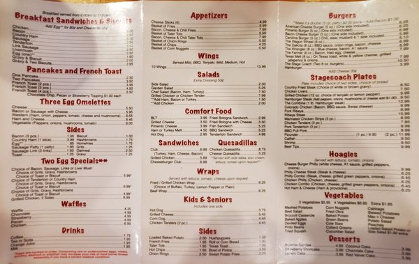 Menu photo 4 Old Stage Grill Yadkinville, NC Menu photo 4 Old Stage Grill Yadkinville, NC