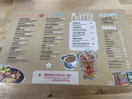 Menu photo 2 D'Cuban Cafe Norcross, GA Menu photo 2 D'Cuban Cafe Norcross, GA