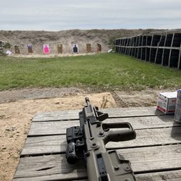 50 yard rifle lane with my Tavor X95.