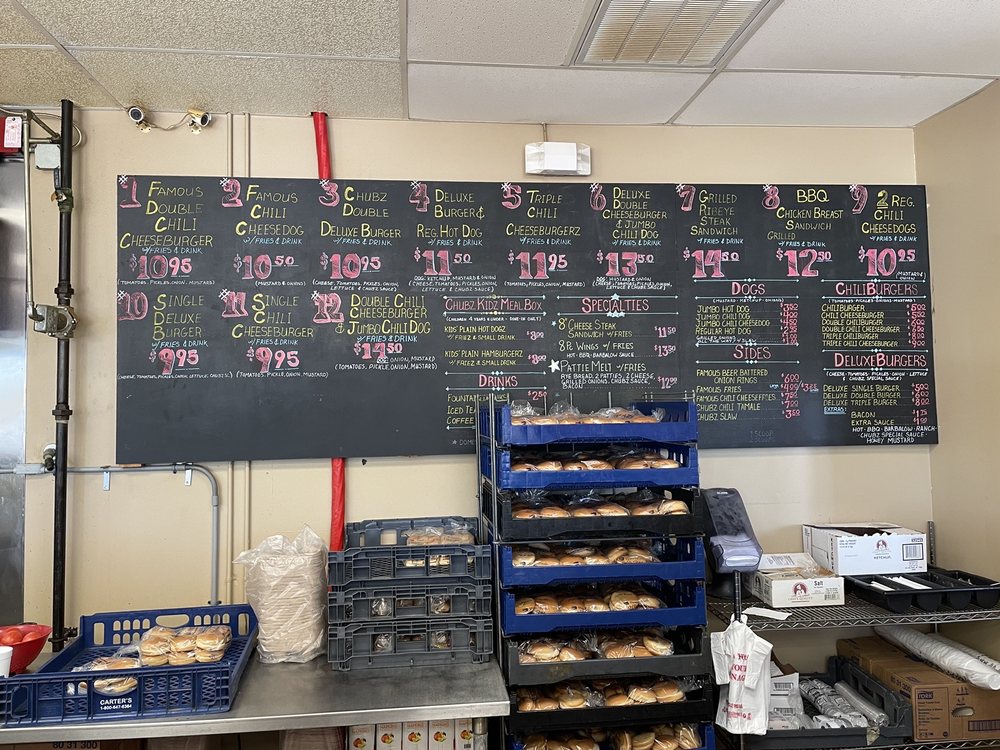 CHUBZ Famous Chiliburgers