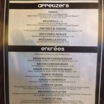 The Break Room Bar & Grill - Menu - American Near Me - Crowley, Texas The Break Room Bar & Grill - Menu - American Near Me - Crowley, Texas
