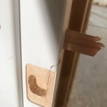 Strong Builders - Brand new doors I purchased, sealed and protected. Damaged upon installation. - General Contractors Near Me - Fullerton, California