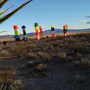 Seven Magic Mountains - Public Art Near Me - Las Vegas, Nevada Seven Magic Mountains - Public Art Near Me - Las Vegas, Nevada