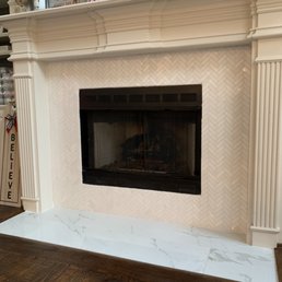 Total fireplace makeover Total fireplace makeover