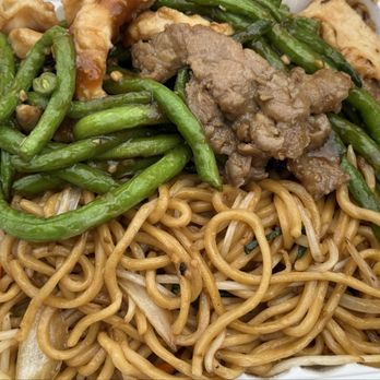Kung Fu Kitchen - 10/01/2025 - Lunch Special - String Beans Three Combo (Prawns, Chicken & Beef) with Chow Mein - Gluten-Free Near Me - Walnut Creek, California Kung Fu Kitchen - 10/01/2025 - Lunch Special - String Beans Three Combo (Prawns, Chicken & Beef) with Chow Mein - Gluten-Free Near Me - Walnut Creek, California