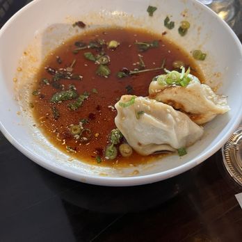 Lucky Seb’s - Pork chili oil dumplings - Chinese Near Me - Lawrence, Kansas