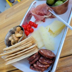 Ponderosa Beer and Books - Charcuterie plate.
