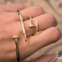 Fadels Fine Jewelry - Matching set of diamond nail design