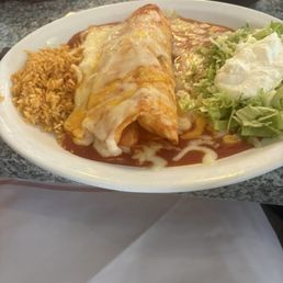 Grilled chicken burrito sante fe platter Grilled chicken burrito sante fe platter