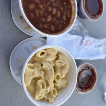 Blessed Hands and BBQ - Mac n cheese and jones beans - Barbeque Near Me - Tyler, Texas