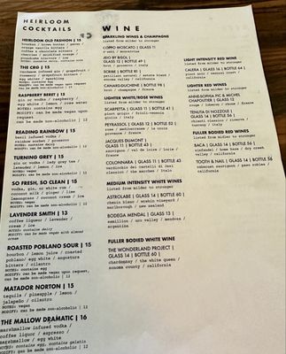Menu photo 6 Heirloom MKE Milwaukee, WI