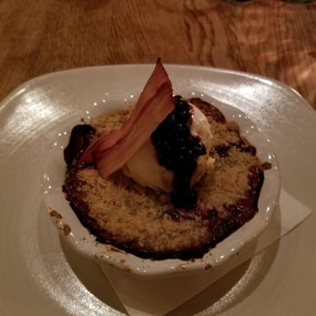 Agricola Eatery - Blueberry Rhubarb Crumble - New American Near Me - Princeton, New Jersey Agricola Eatery - Blueberry Rhubarb Crumble - New American Near Me - Princeton, New Jersey