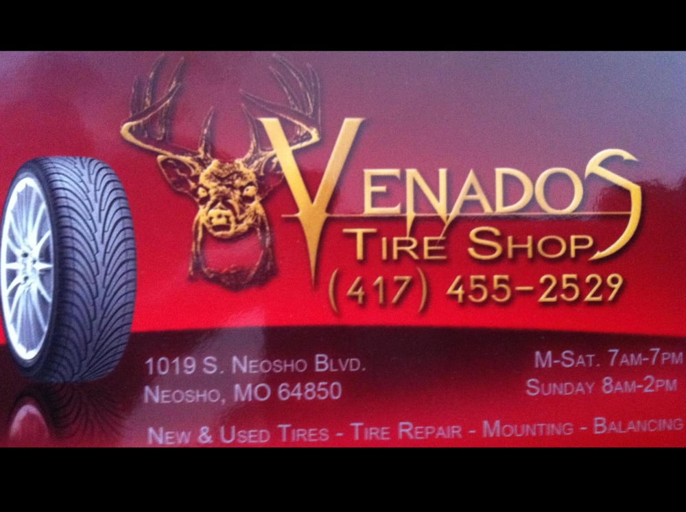 VENADOS TIRE SHOP Updated June 2024 1019 S Neosho Blvd, Neosho