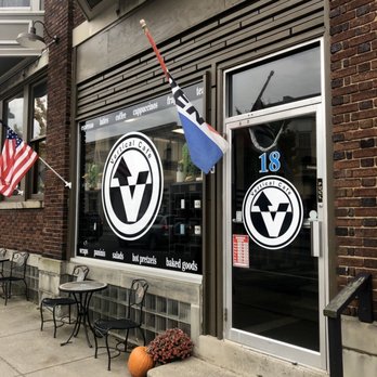 Vertical Cafe - Outside - Coffee & Tea Near Me - Warsaw, New York Vertical Cafe - Outside - Coffee & Tea Near Me - Warsaw, New York