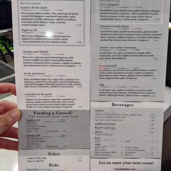 Brack's Kitchen - To-go menu (1 of 2). Brack's story, build your own bowl. - Salad Near Me - Atlanta, Georgia