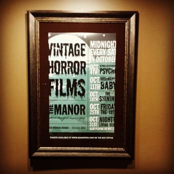 Manor Theatre - Midnight showings every Saturday for the month of October! - Cinema Near Me - Pittsburgh, Pennsylvania