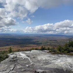 West Ridge Trail - Cardigan Mountain State Park - At the ridge top area.