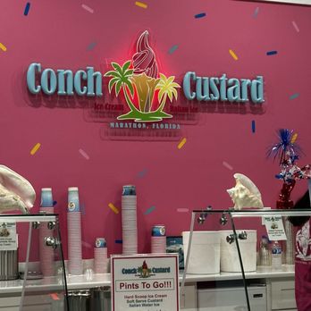 Conch Custard - Ice Cream & Frozen Yogurt Near Me - Marathon, Florida