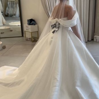 Karoza Bridal - One of their gorgeous dresses I tried on!!! - Bridal Near Me - Glendale, California