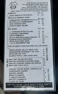 Menu photo 6 Pizzicletta Flagstaff, AZ Menu photo 6 Pizzicletta Flagstaff, AZ