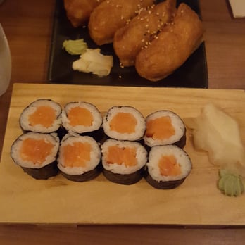 Ebaes - Mini salmon roll and inari,decent for smth near usc - Ramen Near Me - Los Angeles, California