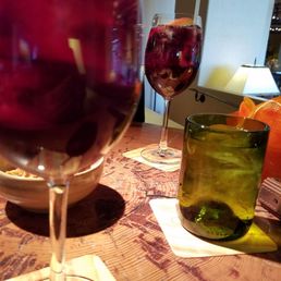 Glasses of Sangria @ Onyx Lounge Glasses of Sangria @ Onyx Lounge