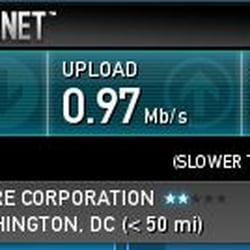 Clear Internet Store - Clearwire - Typical DC service speed. Yikes!