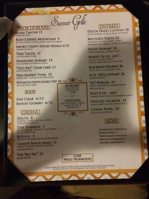 Menu photo 6 Sumner Grill Sumner, MS Menu photo 6 Sumner Grill Sumner, MS