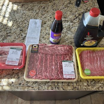 H Mart - Jericho - Meats for the weekend    I just get to enjoy his cooking - Grocery Near Me - Jericho, New York