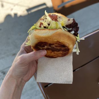 DJ's Cast Iron Burgers - The Best burger look at the toasty bread delicious - Burgers Near Me - Gainesville, Florida DJ's Cast Iron Burgers - The Best burger look at the toasty bread delicious - Burgers Near Me - Gainesville, Florida