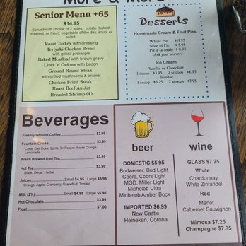 Grandma's Restaurant - Senior menu, beverages, and dessert - New American Near Me - Oceanside, California Grandma's Restaurant - Senior menu, beverages, and dessert - New American Near Me - Oceanside, California