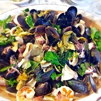 Ortobello Restaurant - Zuppe de pesce. Huge! Takes up the whole table! - Italian Near Me - Brooklyn, New York