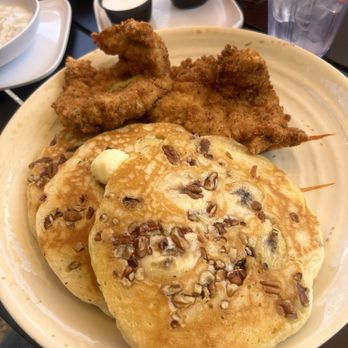 Page's Okra Grill - Banana-Nut pancakes & Fried Chicken# - Southern Near Me - Summerville, South Carolina Page's Okra Grill - Banana-Nut pancakes & Fried Chicken# - Southern Near Me - Summerville, South Carolina